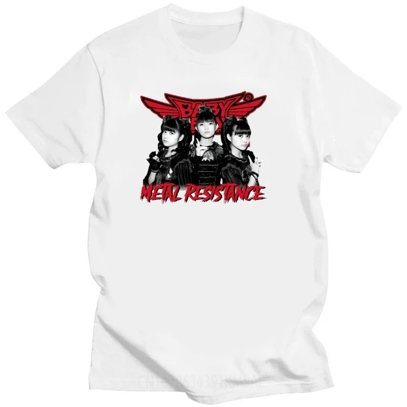 Band Babymetal Cherry Blossom Fashion Label Short Sleeve for Men and Women Personalized Street Graphic Anime Tshirt Harajuku Tee