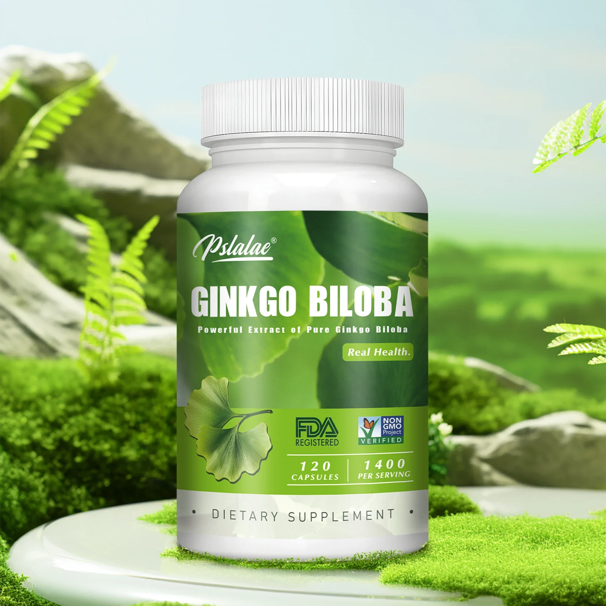 

Ginkgo Biloba - Focus Brain Memory Metabolism Booster and Mood Soother