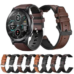 20mm 22mm Strap For Honor Magic Watch 2 42mm 46mm Leather Silicone Bracelet For Honor Watch 4 Pro/GS Pro/GS 3/ES Smartwatch Band