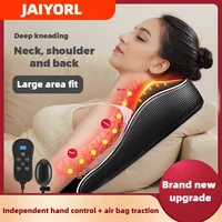 Fabricante directo eléctrico Shiatsu cabeza cuello cervical Ttraction cuerpo masajeador coche espalda almohada con calefacción masaje vibratorio D