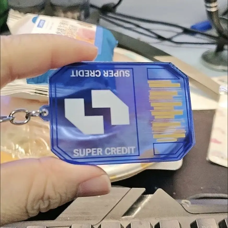 Helldivers-Llavero de Anime para mujer, llavero acrílico de juego, colgante de llavero para hombre, accesorios de adorno, regalo para Amiga