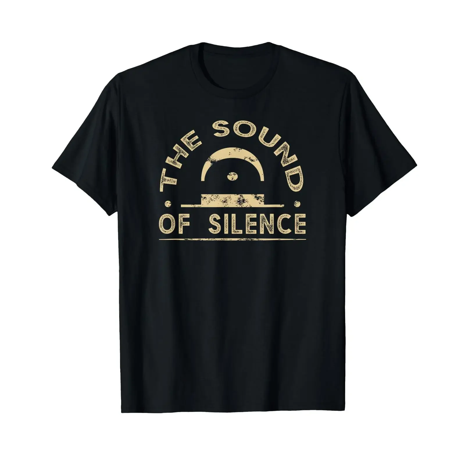 The Sound Of Silence General Pause retro music teacher t shirt vintage Washed Stretched designer clothes homme Comfortable