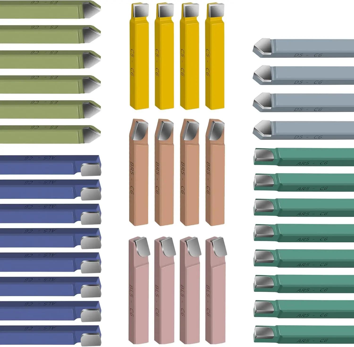 38PCS 5/16' Metal L…