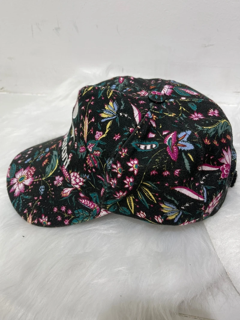 Ladies' Colorful Duckbill Hat Fashionable Casual Versatile Sun Shading Sun Protection Colorful Flowers Adjustable Size Hat