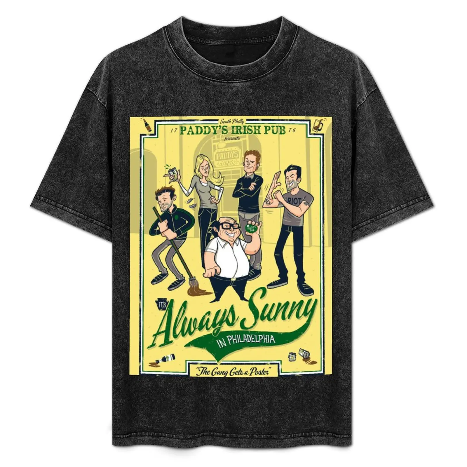 

always sunny in philidelphia T-Shirt Basic Simple Design Short Sleeve Shirt