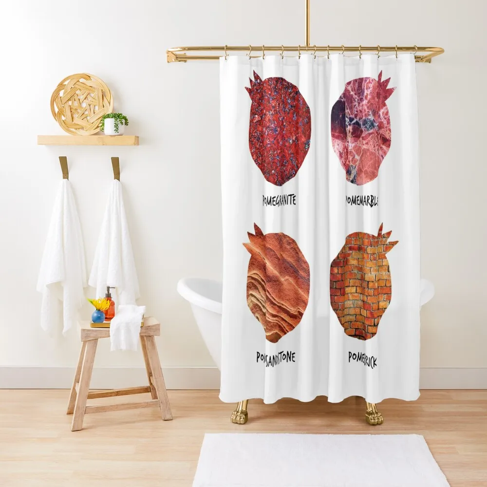 

Poms and Puns! Shower Curtain Shower Sets For Bathroom Modern Showers For Bathroom Bathroom For Shower Curtain