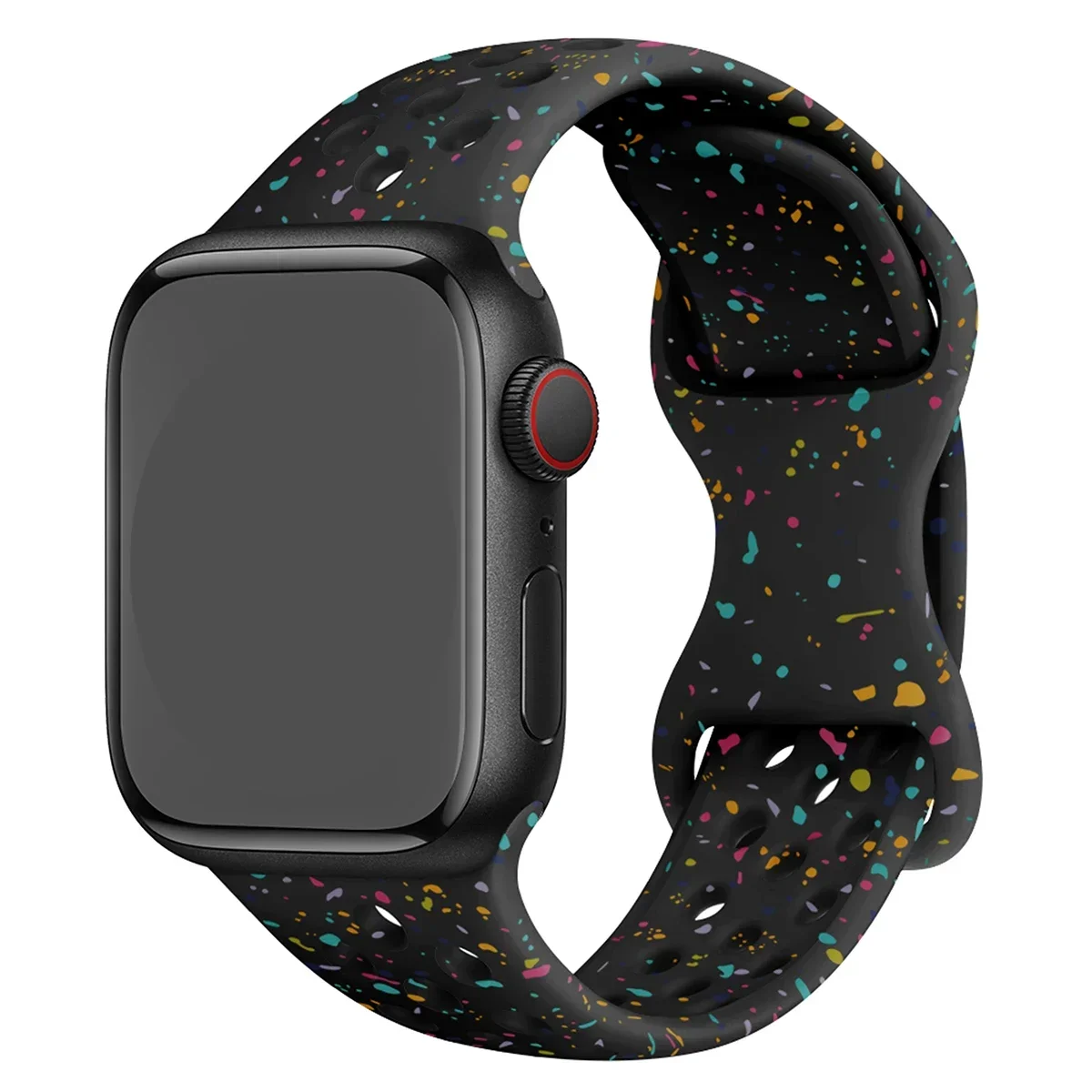 Sport-Silikonarmband für Apple Watch Band Ultra 4 3 2 49mm 46mm 42mm 45mm 44mm 41mm Armband IWatch Series 12 11 10 9 8 7 6 SE3
