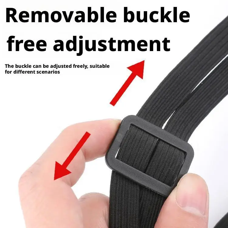 Motorcycle Helmet Luggage Rope Retractable Elastic Binding Belt Bungee Cord Strap Fixing Rubber Band Moto Accessories