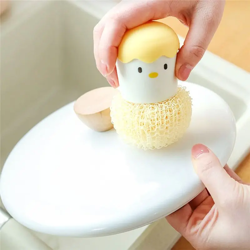 Customer Favorite 2 Pcs Egg Cleaning Brush Chick Brush Cute Egg Shape Scrubber Egg Cleaner For Freshers Eggs And Incubator Scrub