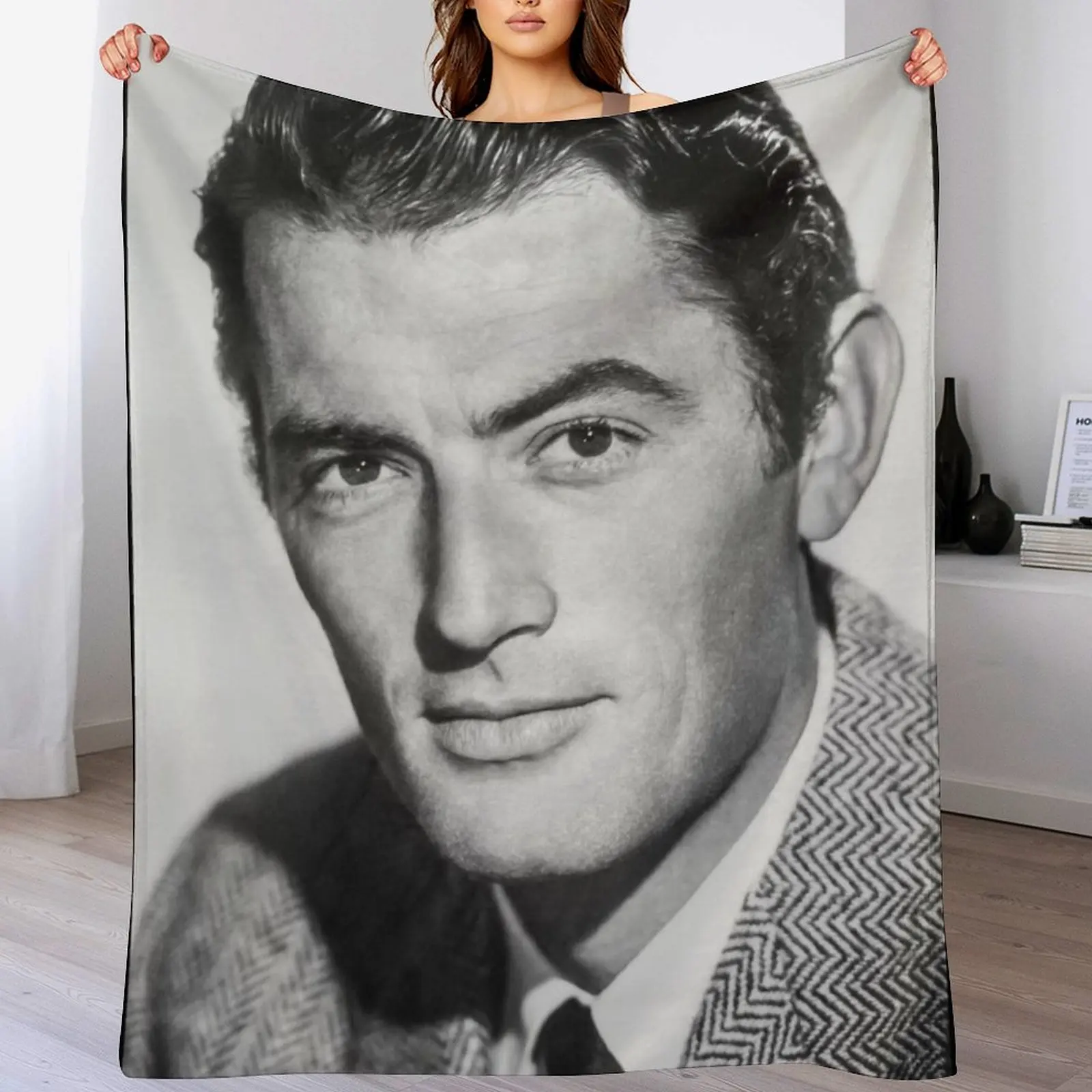 Gregory Peck Throw Blanket Large Bed covers Polar Blankets