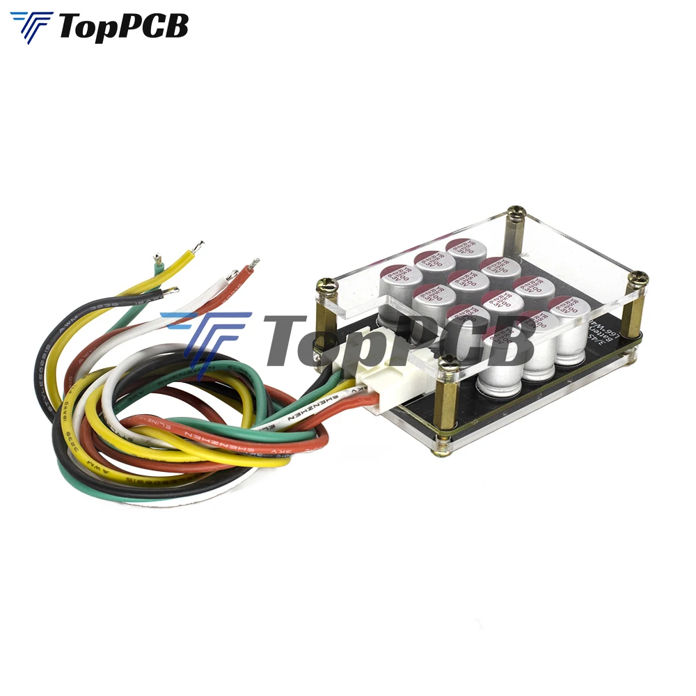 

5.5A 4S BMS Плата эквалайзера активного балансира Lifepo4 Литий-ионная литиевая батарея LTO Емкость передачи энергии с акриловым корпусом