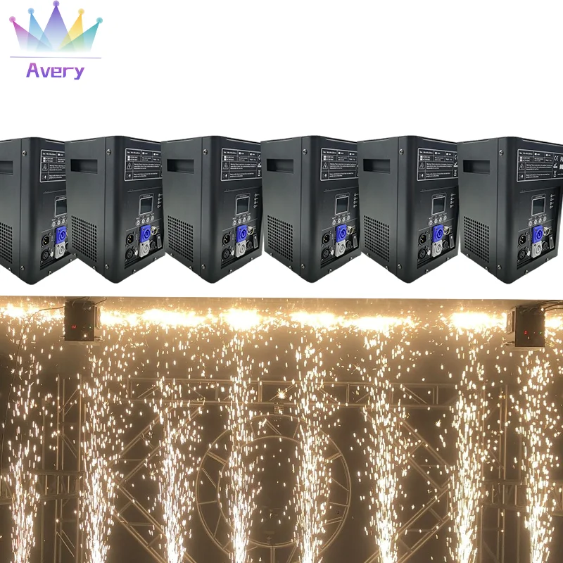 

1-50Pcs 600W Cold Spark Machine Stage Light Effects Dmx Ti Powder for the Set Dj Bar Wedding Party Disco Christmas