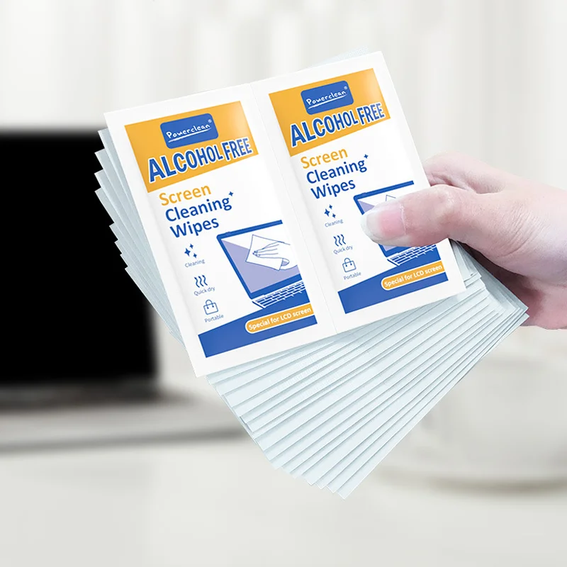 40 Pack PC Cleaners Wipes - Dry and Wet Screen Cleaning Cloths for Cars, Phones, Tablets, Laptops, TVs and Monitors