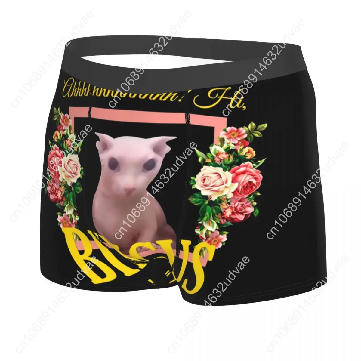 Moda Bingus Floral Estética Boxers Pantalones cortos Calzoncillos Calzoncillos cómodos para hombres Ropa interior