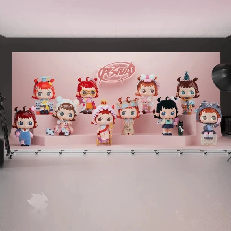 HEYONE Ruina 33, inicio más allá del foco, caja ciega de moda, estatuilla de chica juguetona, adorno de escritorio para dormitorio, juguete coleccionable creativo