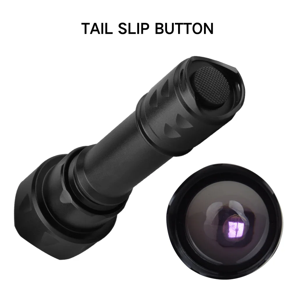 BORUiT T20 Infrared IR 850nm Night Vision LED Tactical Flashlight Zoom IPX6 Waterproof Torch Use 18650 Battery Hunting Lantern