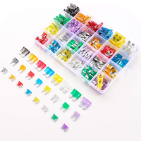 272pcs Standard & Mini & Low Profile Mini Blade Fuse Assortment with Fuse puller 2A - 35A Replacement Fuses for Boat Truck SUV