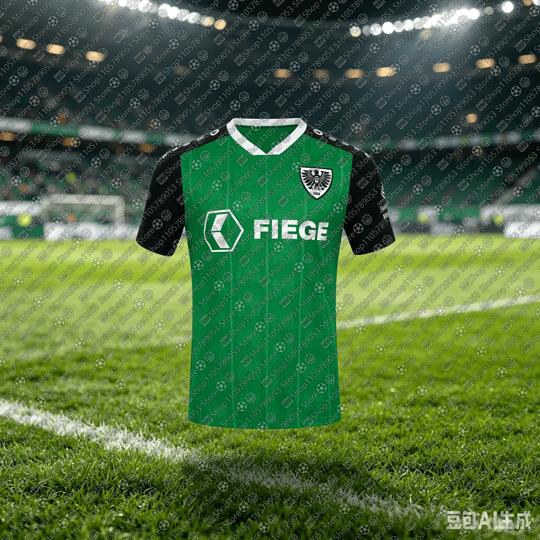 26-27 Herren Kinder Jungen G-Deutschland Erwachsenen Trikot Fußball Spiel Sport P-Preußen M-Münster Heim Herren Training Atmungsaktives Fußballtrikot