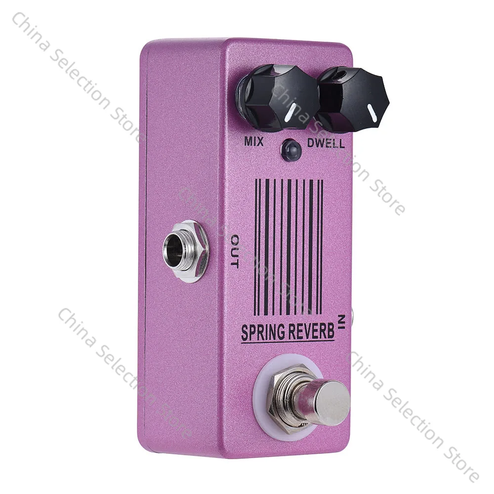 MOSKYAUDIO SPRING REVERB MP-51 Mini Single Guitar Effect Pedal True Bypass Metal Electric Guitar Parts & Accessories