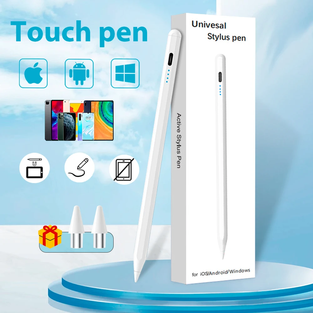 Universal Stylus Pen For Android Ios Windows Magnetic Adsorption Ipad Pencil Apple Pencil Extra Long Standby Ipad Accessory