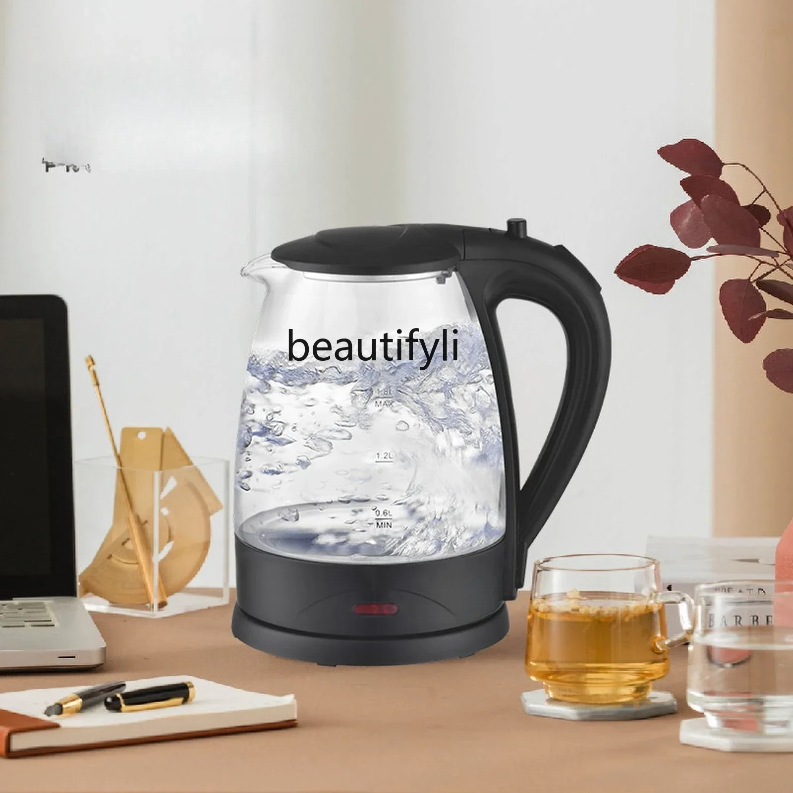 

Kettle Electric Kettle Household Glass Kettle Automatic Power Off 1.8L Electric Teapot smt61