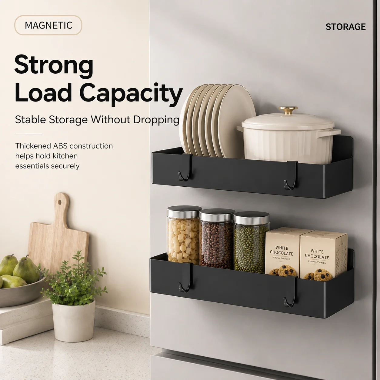 Strong Magnetic Storage Rack,W - огляд і ціна Kitchen Gadgets Rack Storage