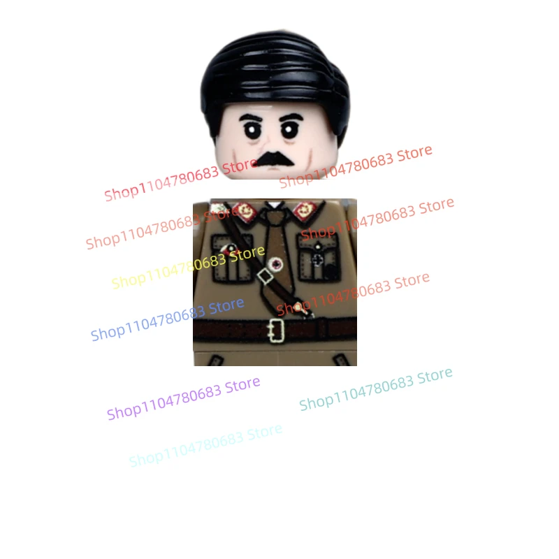 MOC New Military Building Blocks Doll Mini Doll Coat Uniform Officer Toy Gift Ornaments Collection