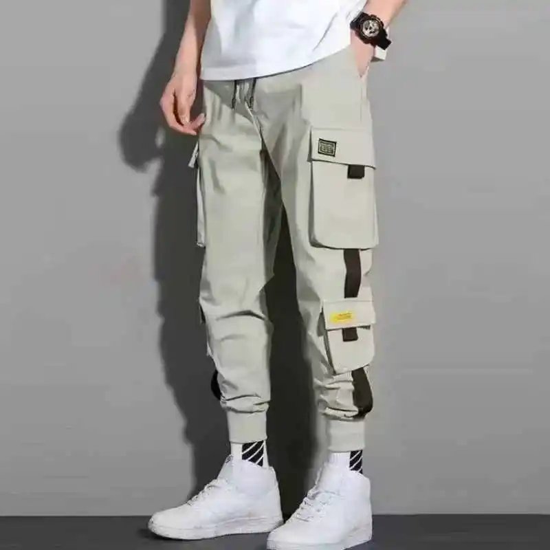 Fashion Multiple Models New Multi Pocket Drawstring Pants Men's Casual Cargo Pants Summer Outdoor Hip Hop Sweatpants Men Women