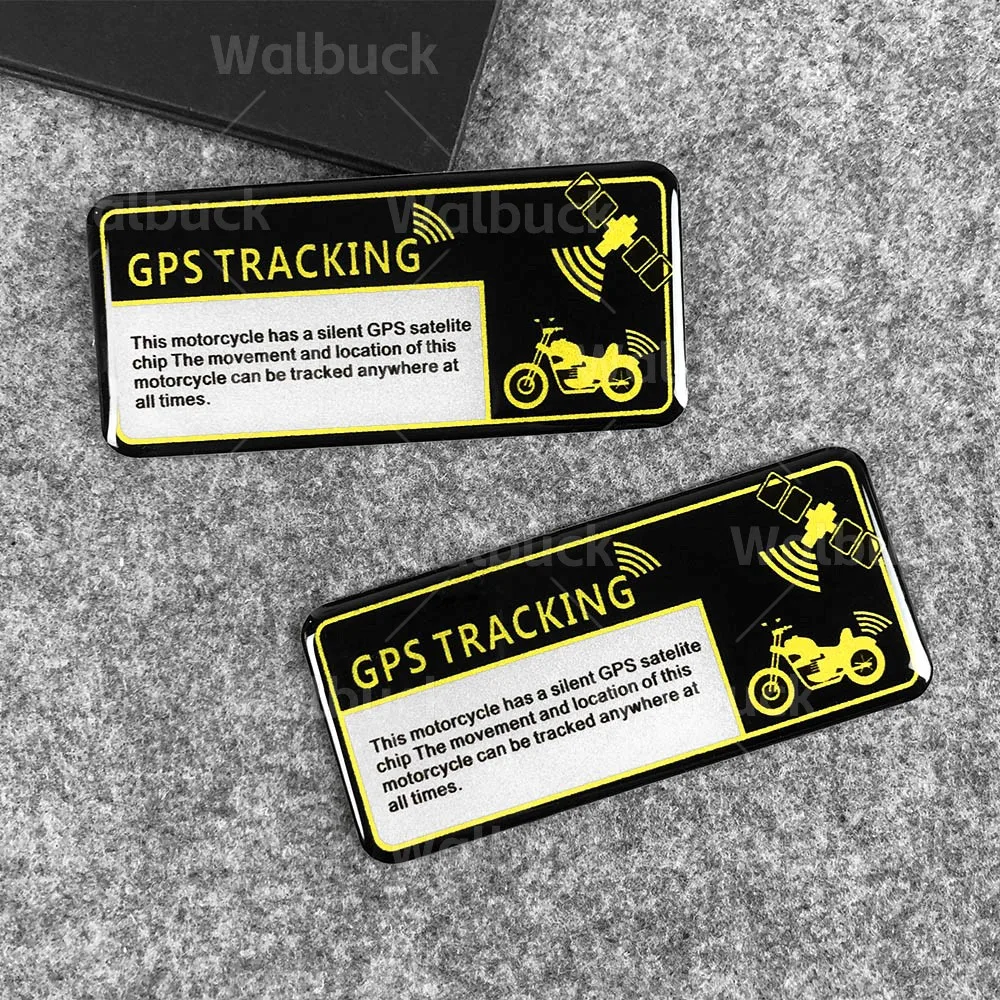 

3D Reflective Waterproof Sticker Warning GPS ALARM SYSTEM Tracking Anti Theft Motorcycle Decorative Decal For Scooter Motorcycle