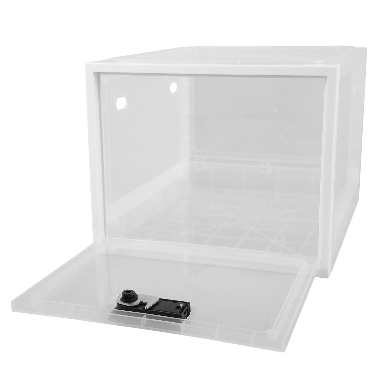 

Акриловый запираемый контейнер для лекарств: надежное хранилище для дома и офиса, портативный, большой емкости, многофункциональный