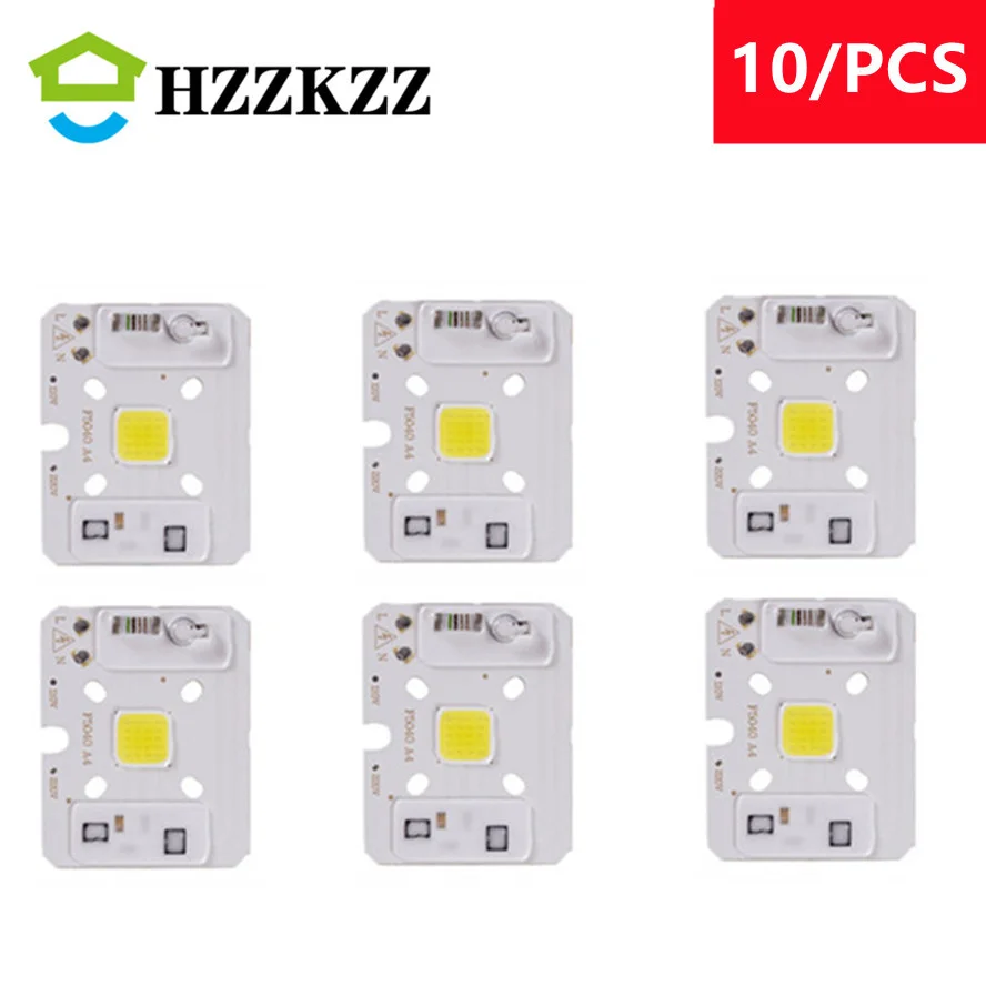 

LED COB lamp Bead 10W AC 220V Smart IC No Need Driver DIY Flood light Led Bulb Spotlight Outdoor Chip Lamp Matrix Lighting