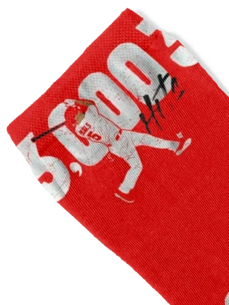 Albert Pujols 3000 Hits T-Shirt Apparel (T-Shirt, Socks Toe sports FASHION fashionable loose Men's Socks Luxury Women's