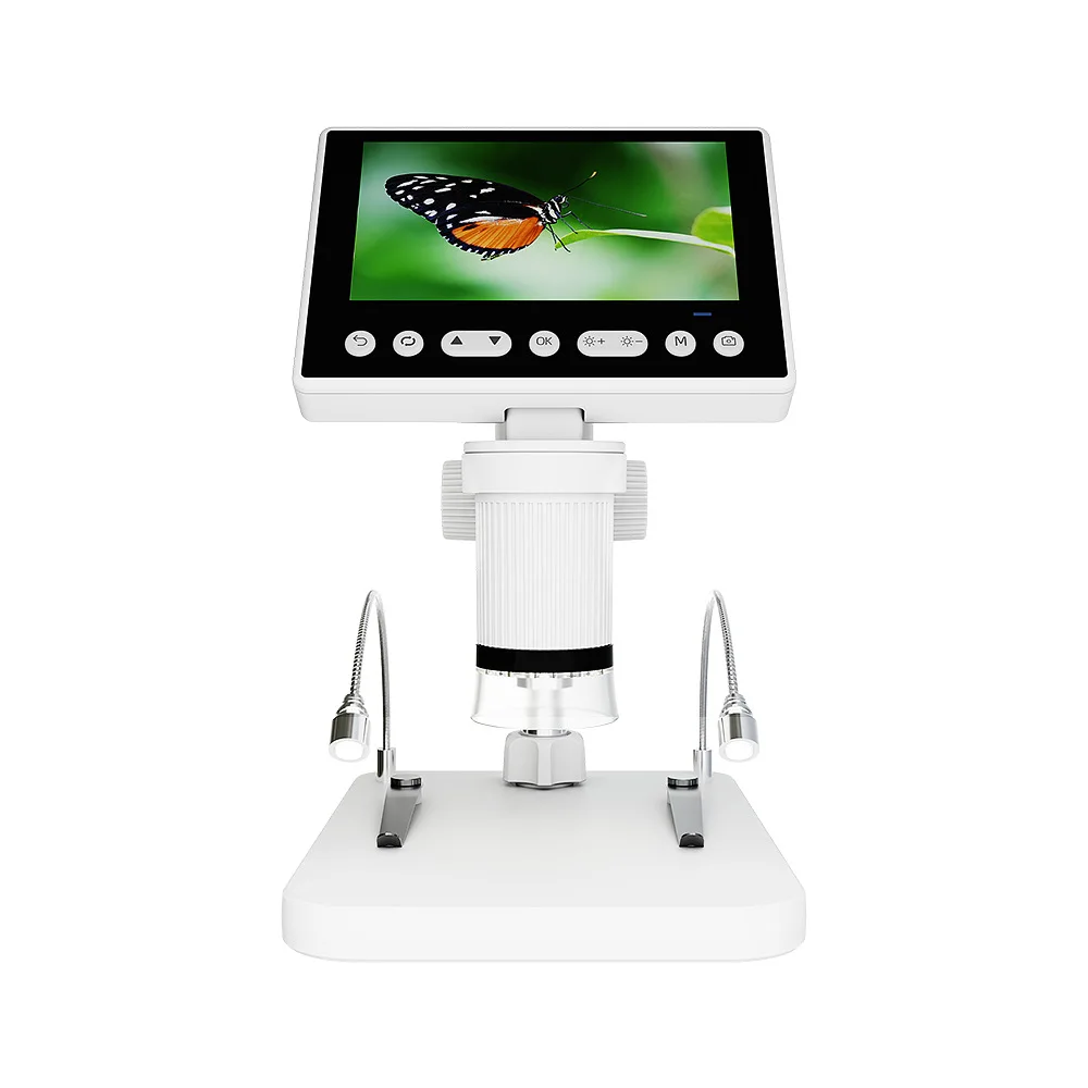IMBO Digital Microscope 1200X Soldering Microscope for Coin 12MP PCB Circuit Repair Magnifier Compatible with Windows/Mac OS