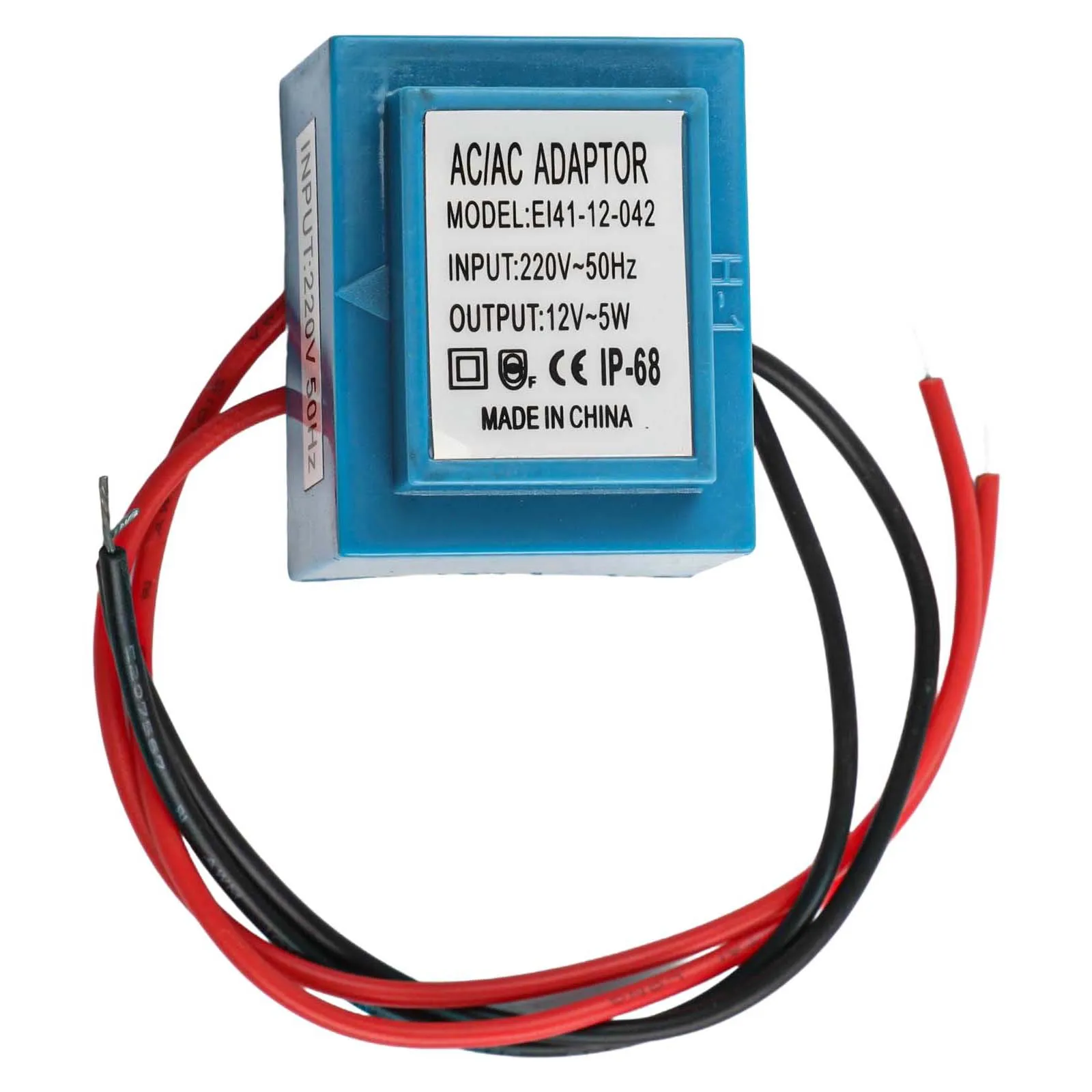 81*50*63mm for Outdoor Transformer 5W Waterproof Power Adapter IP68 LED Driver Waterproof Transformer Fully Molded