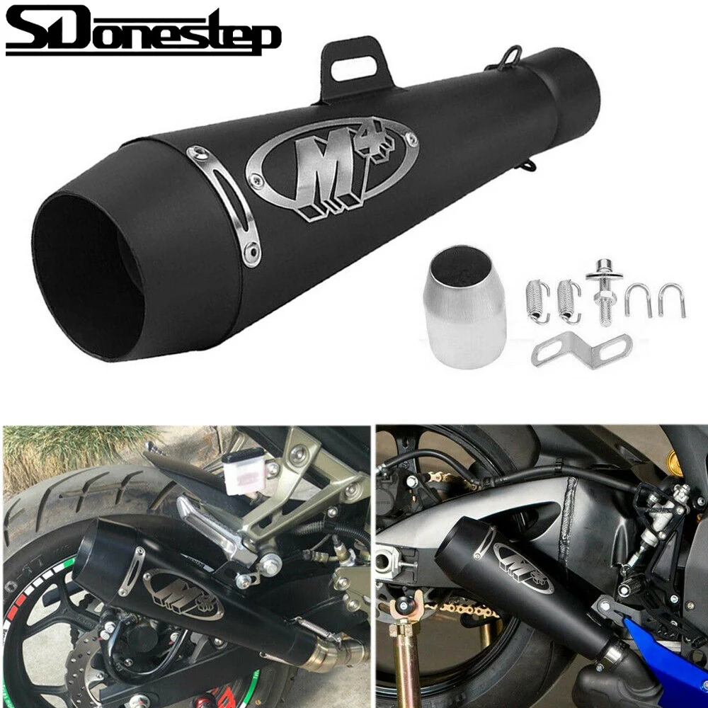 

Motorcycle Exhaust Muffler Pipe DB Killer Slip On M4 Large Displacement Modified Pipe For GSXR 750 YZF R6