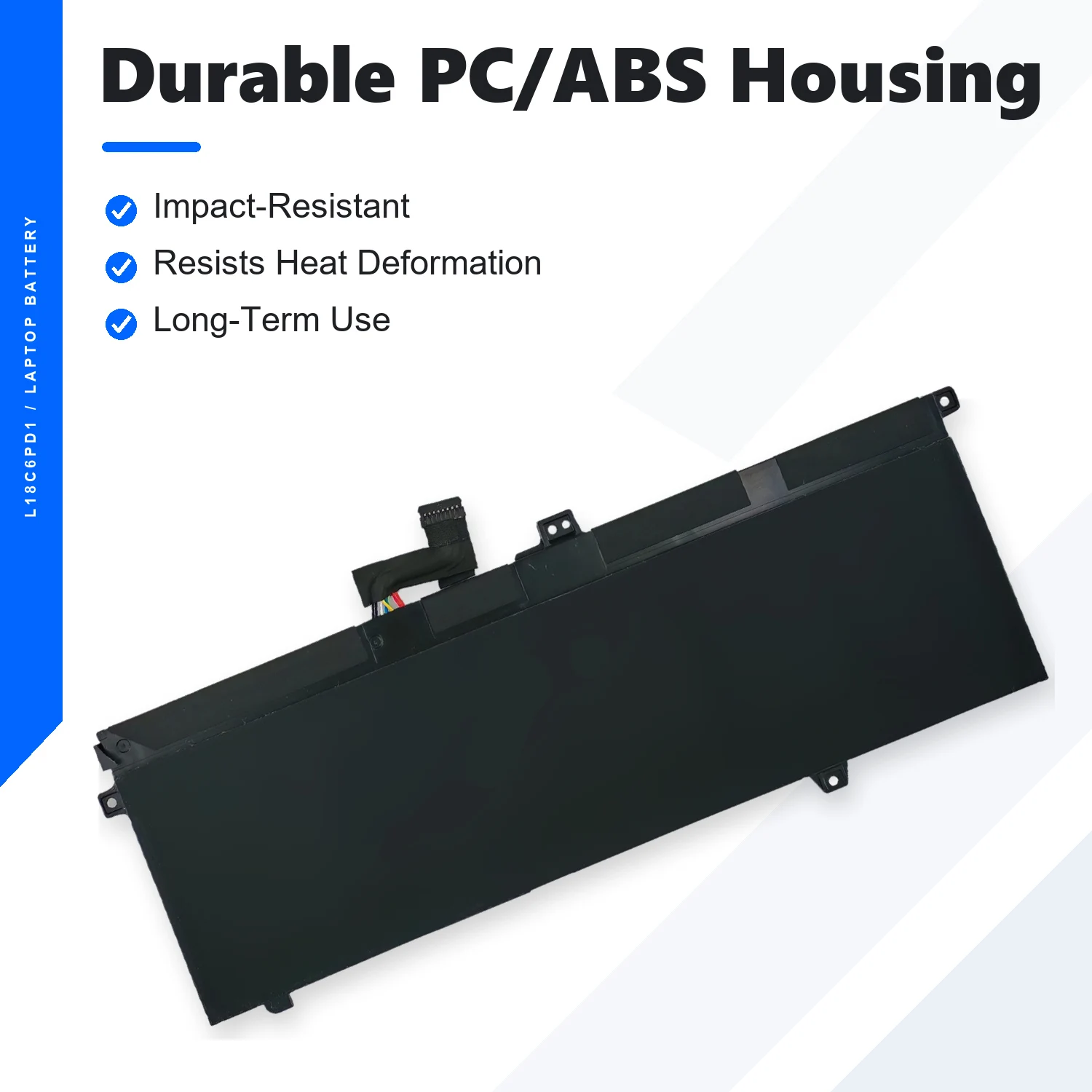 L18C6PD1 11.4V 46Wh Laptop Battery For Lenovo ThinkPad X390 X395 X13 02DL017 SB10K97655 L18M6PD1 L18M6PD2 SB10K97657 L18D6PD1