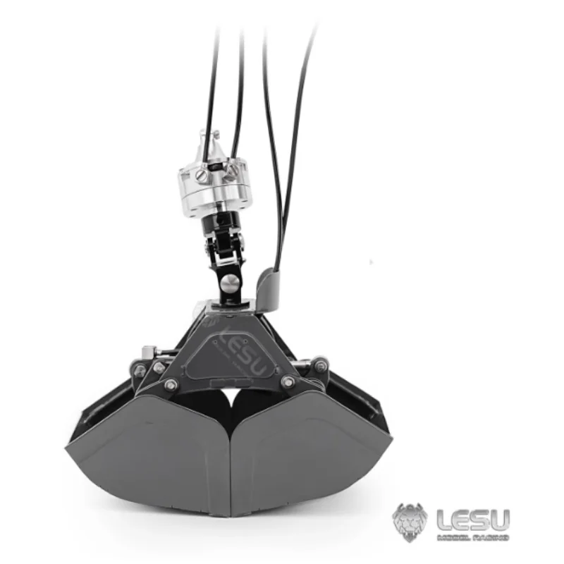 새로운 LESU RC 교체 부품 조개 쉘 그랩 장난감 1/14 유압식 트럭 RC 크레인 자동차 원격 제어 차량 모델