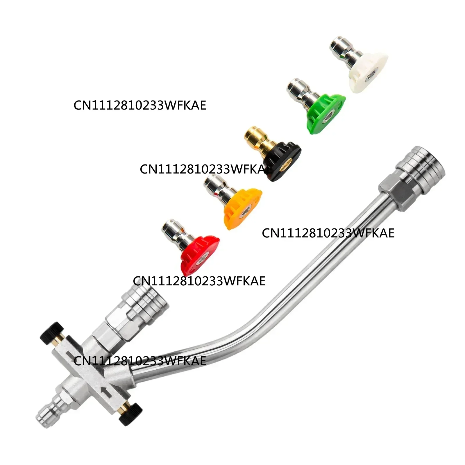 Dual-Connector Foam Cannon Double Tip Attachment - 1/4" Quick Connect Pressure Washer Accessories