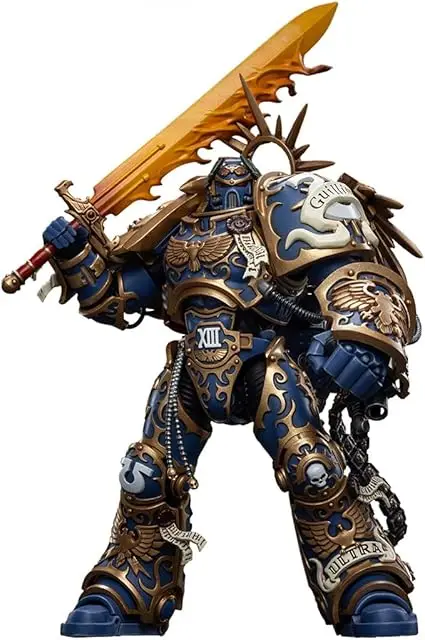 HiPlay JoyToy Warhammer 40K Ultramarines Primarch Roboute Guilliman 1:18 스케일 소장용 액션 피규어