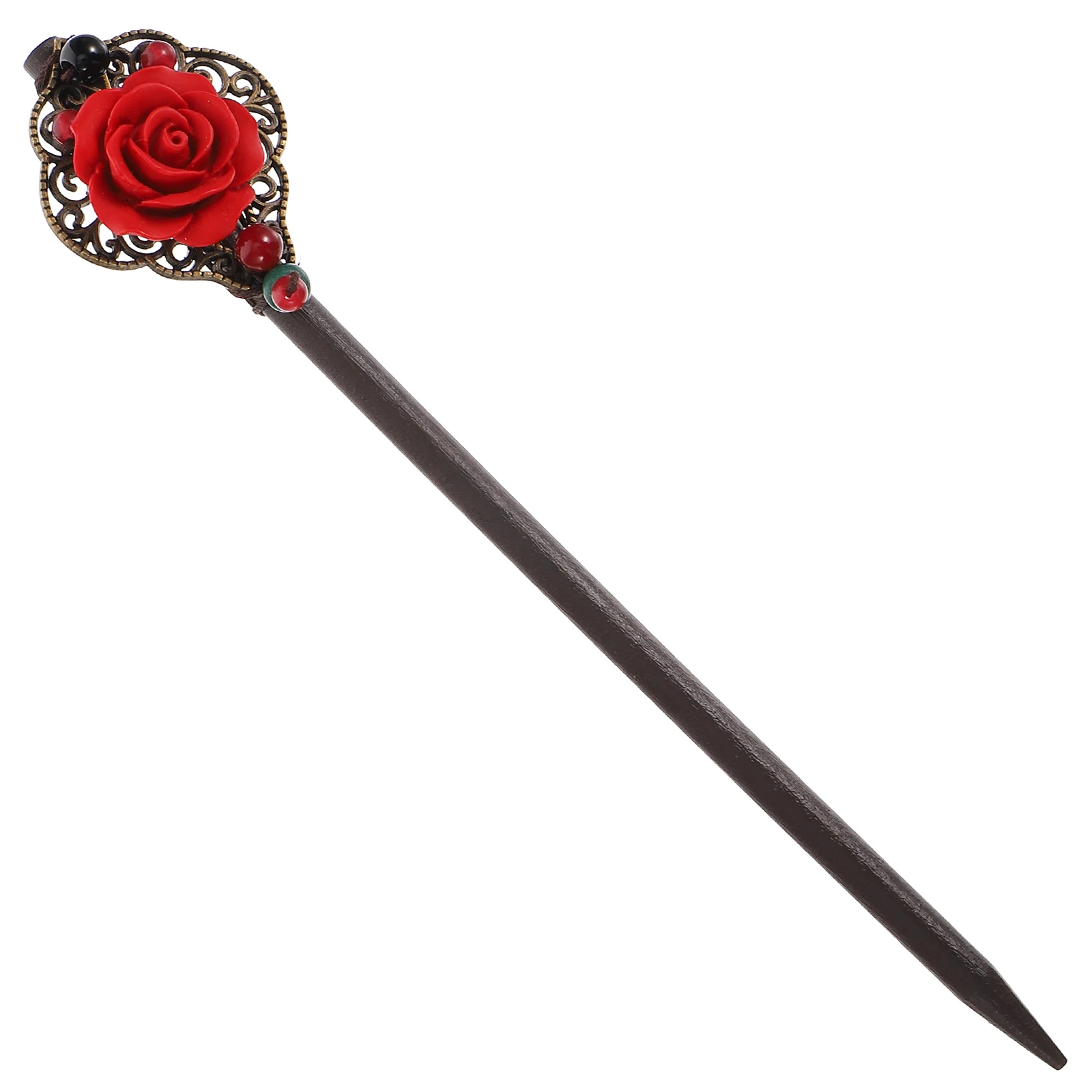 

Premium Wooden Hairpin Retro Hair Fork For Women Ancient Style Party Festival Ceremony Hair Accessories