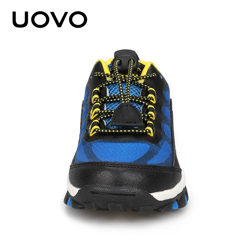 UOVO New Boys Sports All Year Children Outdoor Sneakers Breathable Kids Hiking Shoes Spring And Autumn Footwear Eur #32-38