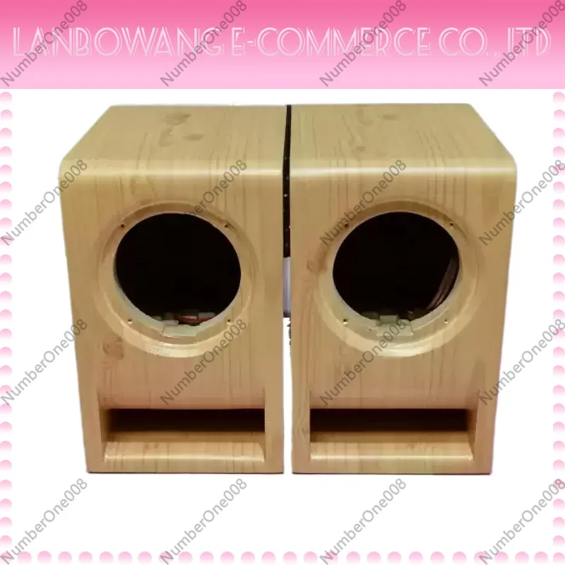 2-inch 3-inch 4-inch Maze Wooden Speakers Are Customized, Computer Desktop Empty Box, Bookshelf, and A Pair of Stereos Are DIY.