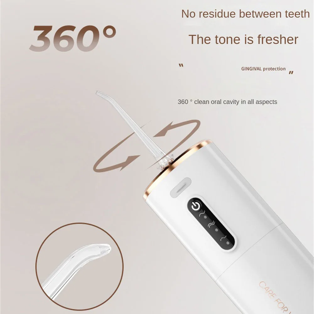 Xiaomi Mijia Water Flosser USB Rechargeable Oral Irrigator 280ML Electric Tooth Cleaning Device 3 Modes Waterproof Irrigator