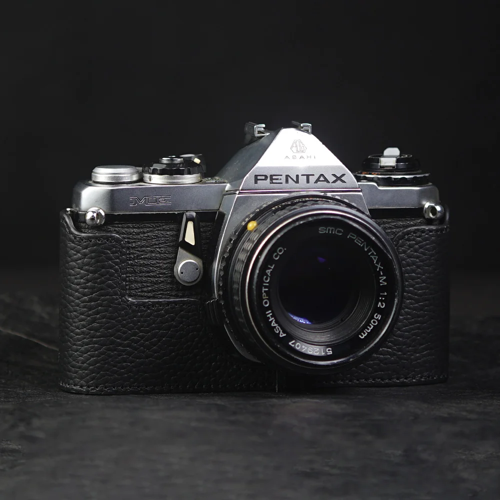 Чехол для Pentax ME, кожаный чехол, комплект, получехол из натуральной кожи ручной работы, кожаный ремешок для фотоаппарата, аксессуары для фотосъемки, сумка для фотоаппарата