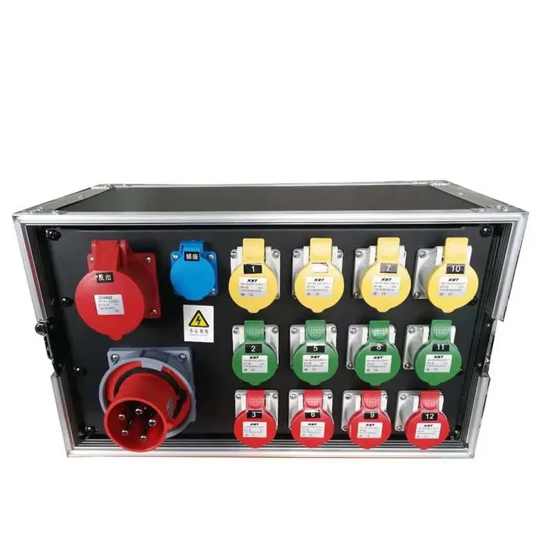 High-Quality IP67 Waterproof Stage Power Distribution Unit Box with  Control Dj Stage Power Distro Box