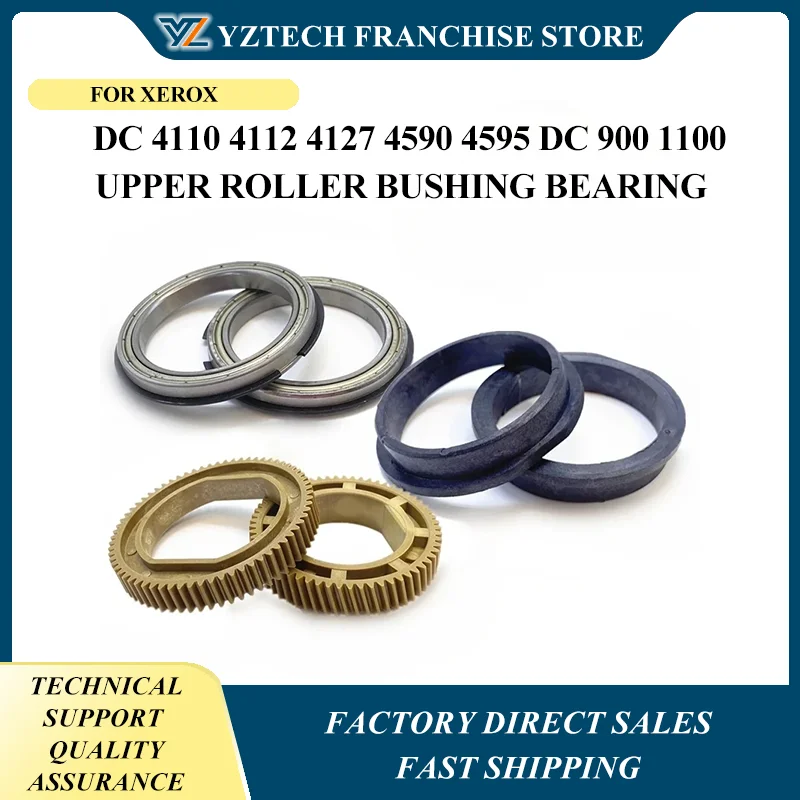 

Fuser Upper Roller Gear D95 D110 D125 For Xerox DC 4110 4112 4127 4590 4595 DC 900 1100 Upper Roller Bushing Bearing