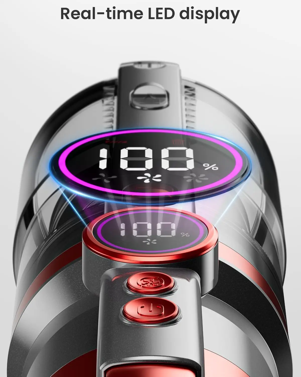 Беспроводной пылесос, пылесосы 550 Вт, 45 кПа для дома, беспроводной пылесос со светодиодным экраном, максимальное время работы 55 минут