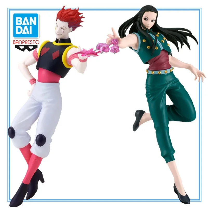 Original Anime Hunter X Hunter Illumi Zoldyck Hisoka PVC Action Figure Collector Toys for Children Irumi Zorudikku Gift Model