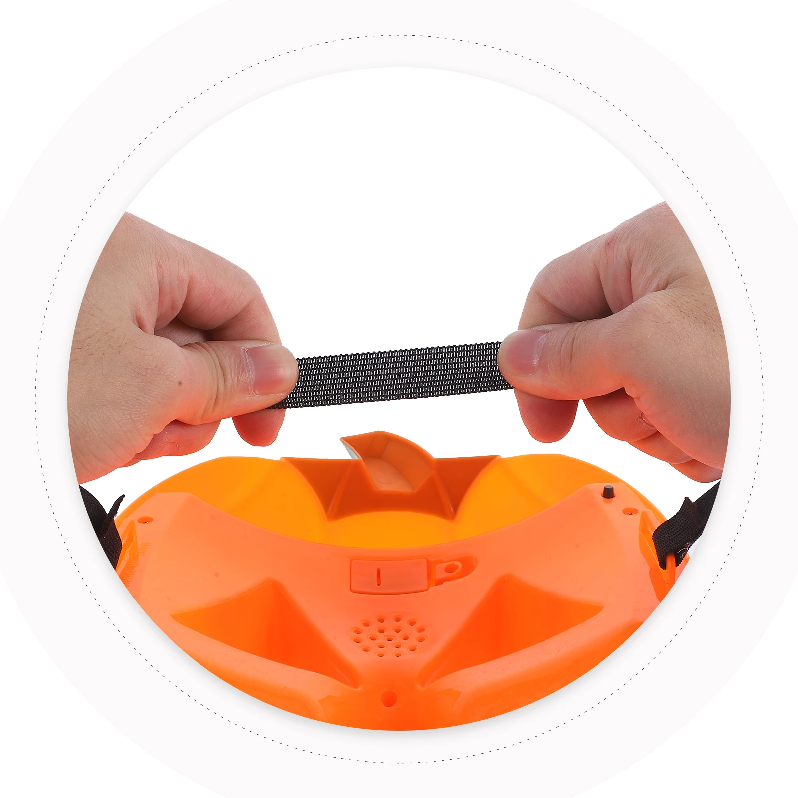 

Halloween Mask Light-Emitting Pumpkin Full Face Dining Table Cosplay Glowing Party Makeup Child