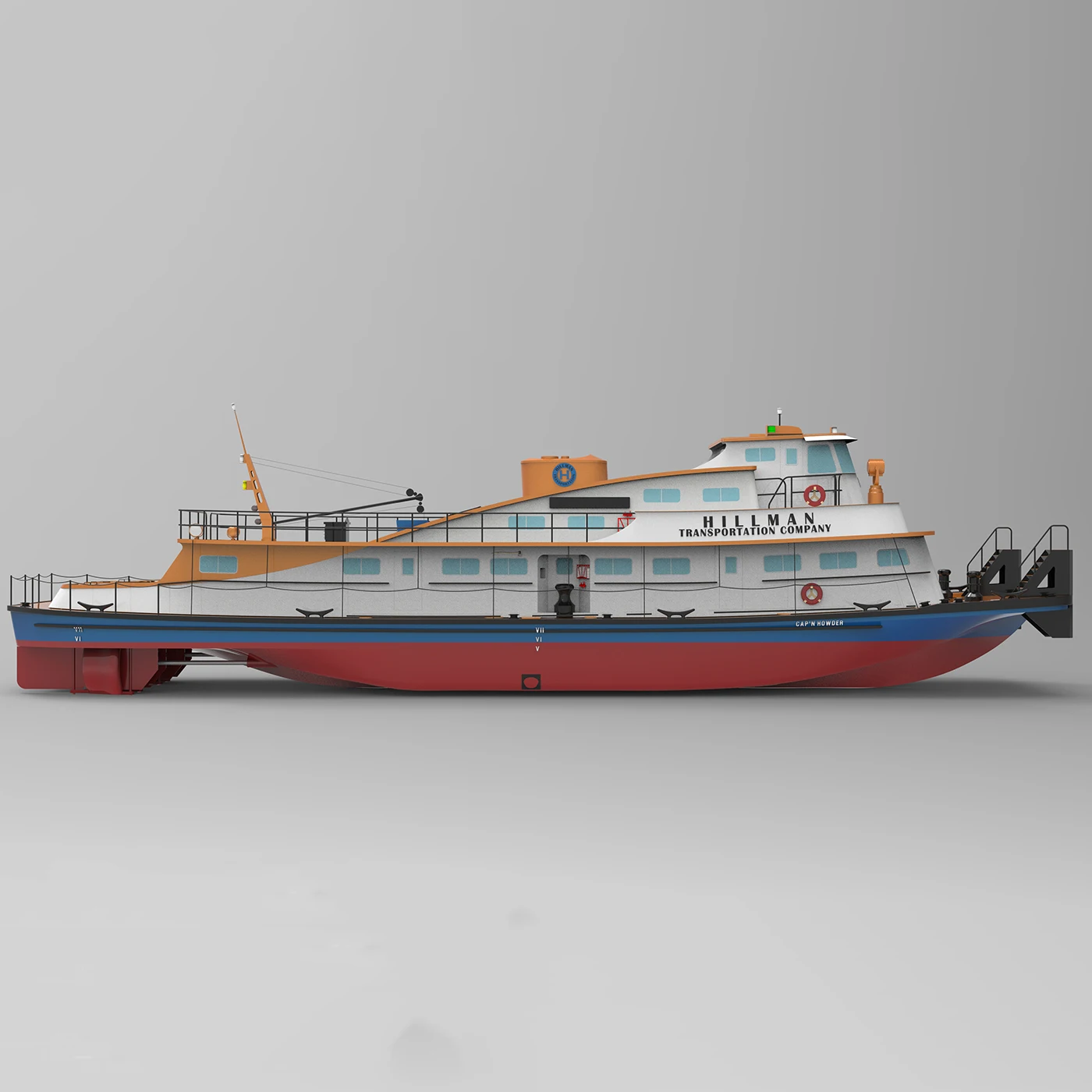 120 سنتيمتر RC السفن المزدوج موتور محاكاة هيلمان التحكم عن بعد Tugboat ثلاثية الأبعاد الطباعة مصبوب RC Schiffe أطقم منمذجة السفينة لعبة الصبي هدية